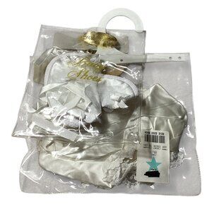 Keepsake Madonna Haddad Large Satin Set,Bonnet Panty Booties,Christening Vintage